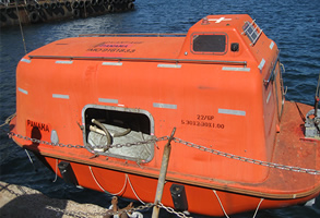 5 yearly inspection for LIFEBOAT